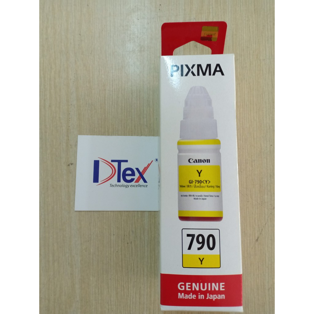 Mực in GI-790Y Yellow Ink Tank (GI-790Y) - Hàng Chính Hãng