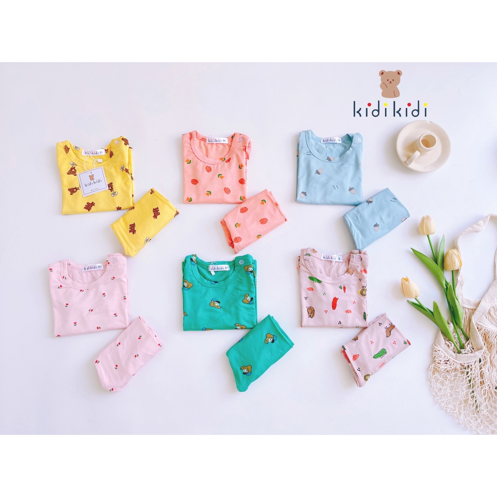 [Bé 7-30kg] Bộ Dài tay SIZE ĐẠI Minky Mom Thun Lạnh mềm mịn mát in hình cho bé trai, bé gái từ 7-30kg [ HÀNG CHUẨN ]