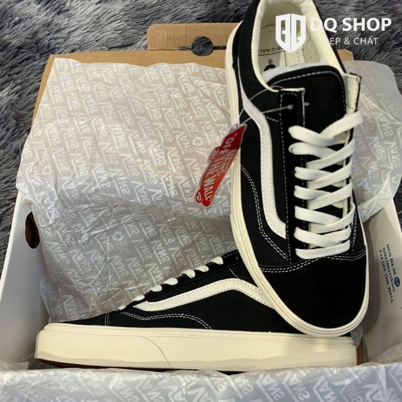 Giày Vans Vault Old Skool, Giày Sneaker Nam Nữ Đẹp Màu Đen Full Box Bill | BigBuy360 - bigbuy360.vn