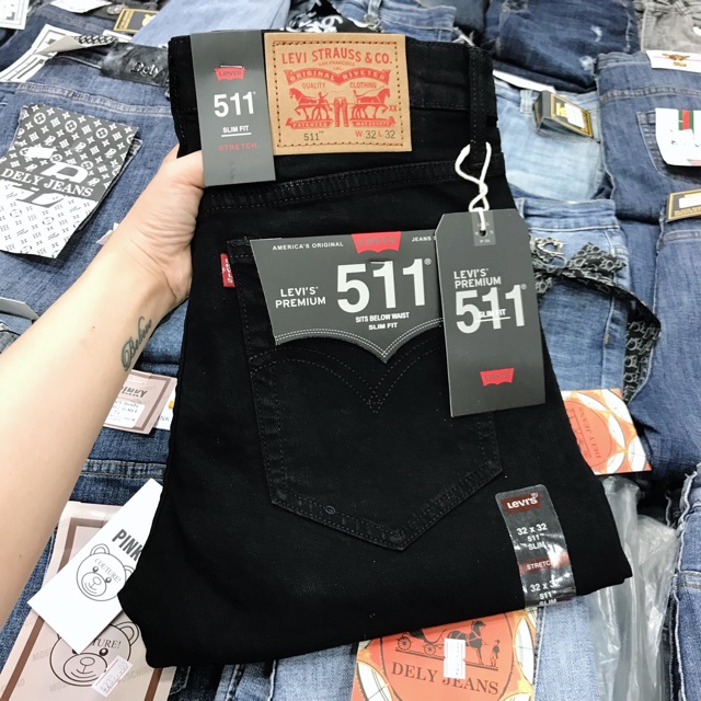 QUẦN JEAN NAM MÀU ĐEN FORM SUÔNG (SIZE 29-36) QN372