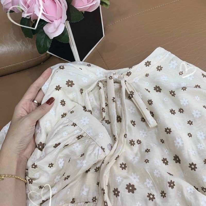 ĐẦM BBD HOA  TAY BỒNG🌼 | BigBuy360 - bigbuy360.vn
