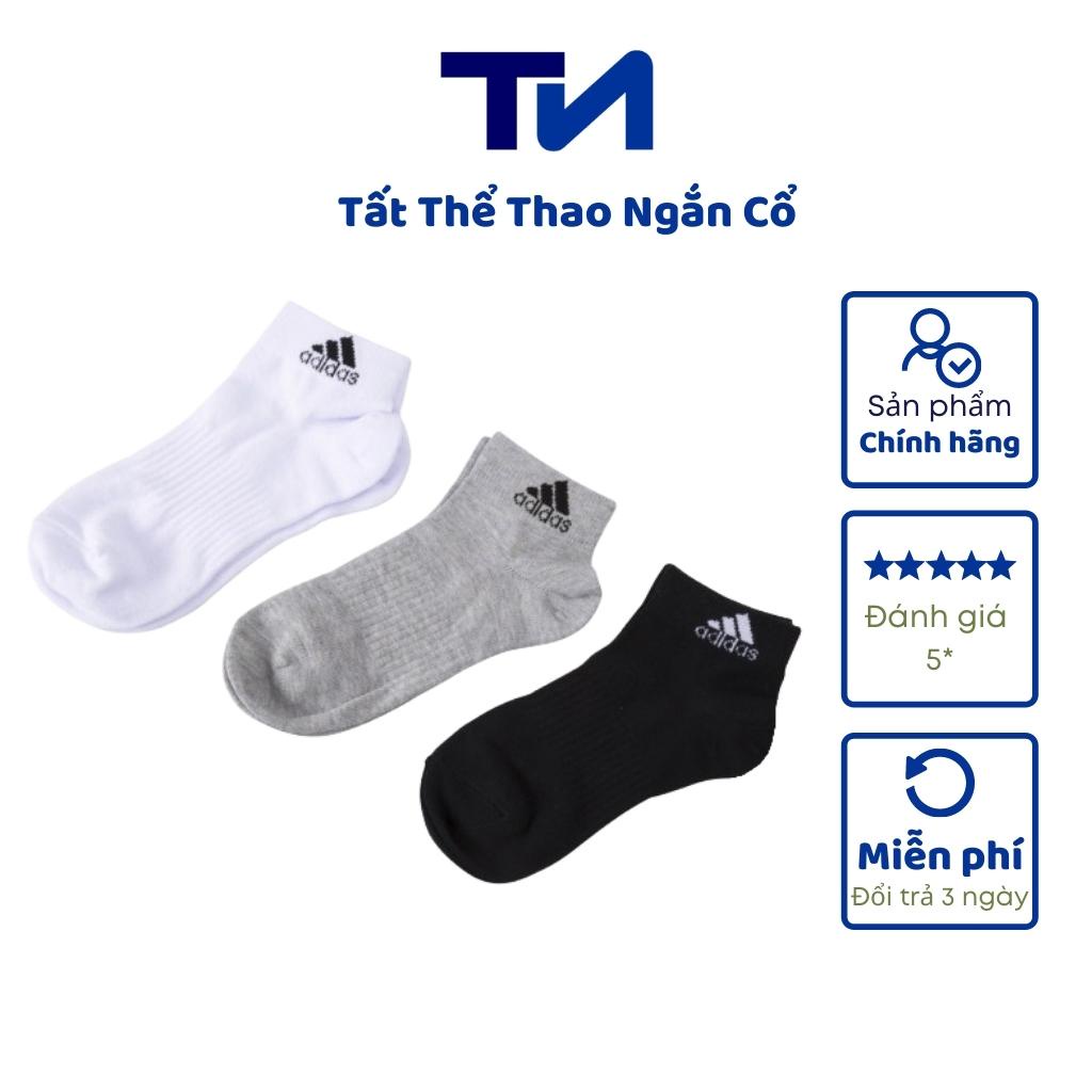 Tất Vớ Thể Thao Adidas 2 Ngắn Cổ 3 Lá Hàng VNXK Thời Trang