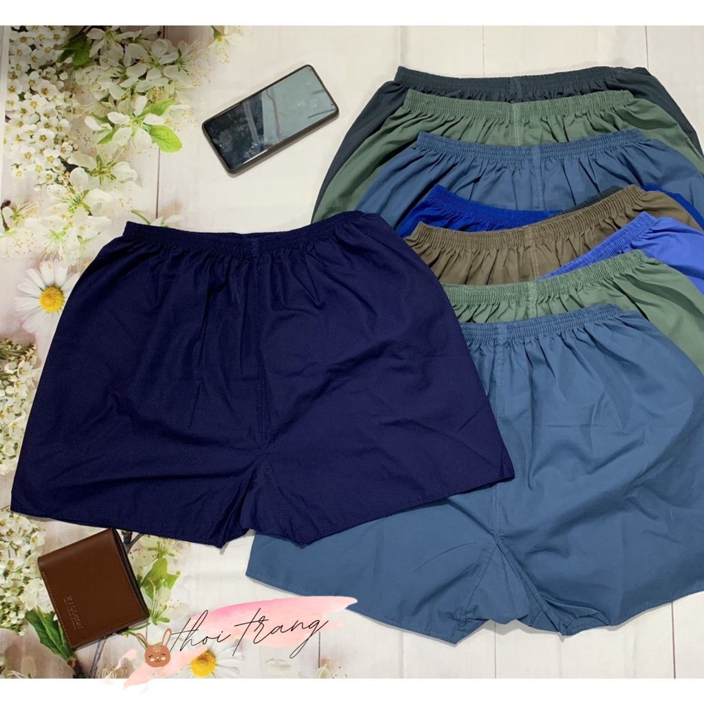 Combo 3 Quần đùi ông già trung niên vải kate siêu đáy nem