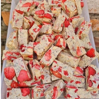 Kẹo nougat dâu bá tước lẻ 100g