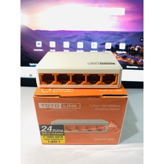 Bộ chia mạng switch 5 port totolink 10/100mbps s505 - chính hãng