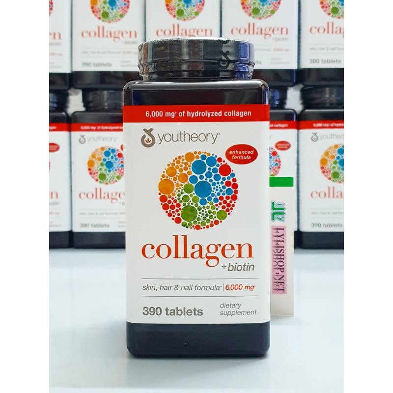 Collagen Youtheory Biotin 390 viên