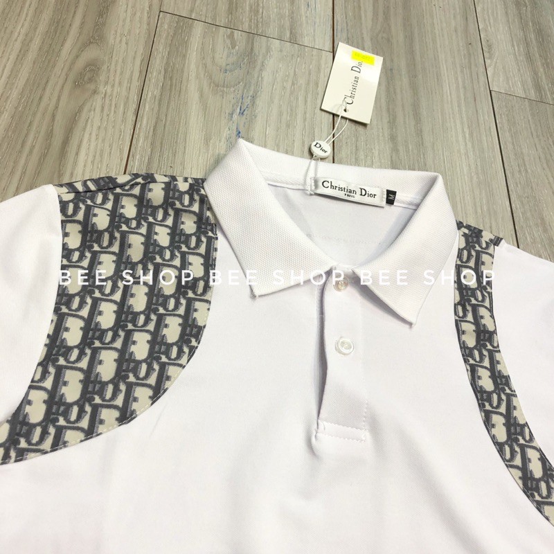 Áo polo Dior phối dáng Mcq, áo đôi nam nữ, áo thun cổ bẻ - Bee Shop | BigBuy360 - bigbuy360.vn