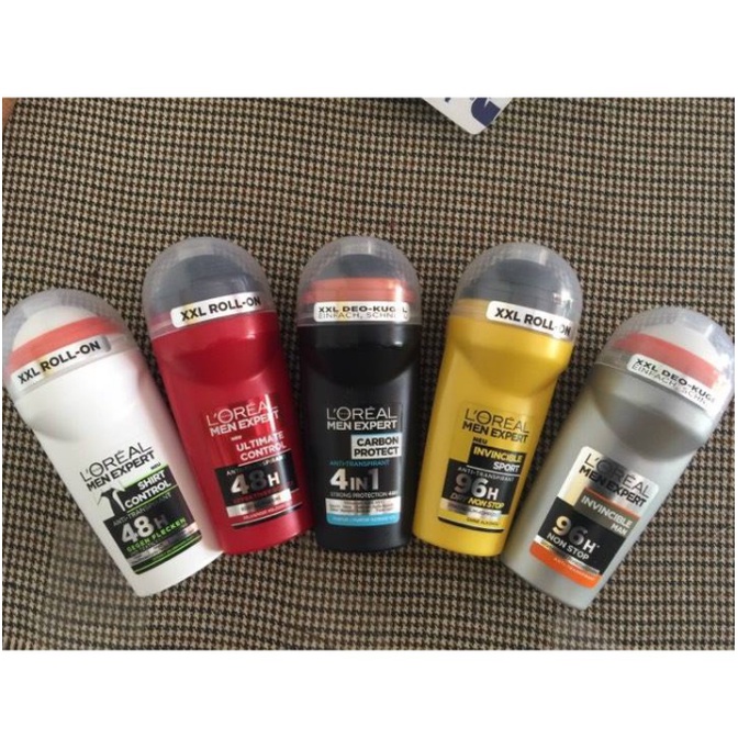 Lăn khử mùi nam Loreal Men Carbon Đức chống ố vàng đến 96h, lăn nách nam - Shop Viloet