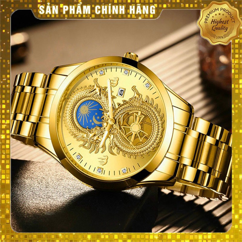 Đồng Hồ Cơ Nam Automatic FNGEEN Dây Thép Không Gỉ