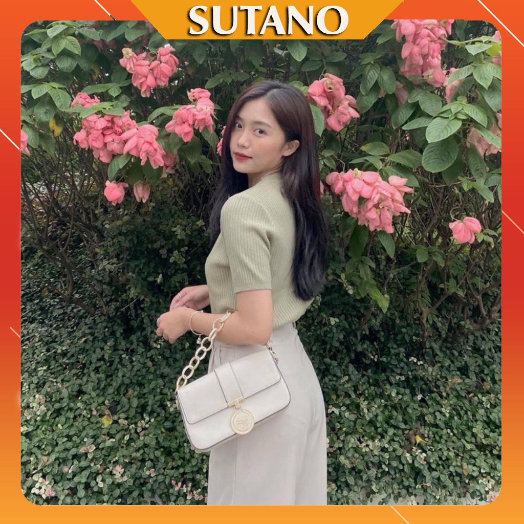 [Mã FADEP0610 giảm 10K đơn 99K] Áo len cộc tay trơn basic đơn giản sang trọng-áo len trơn cộc tay cao cấp A454 SUTANO | BigBuy360 - bigbuy360.vn