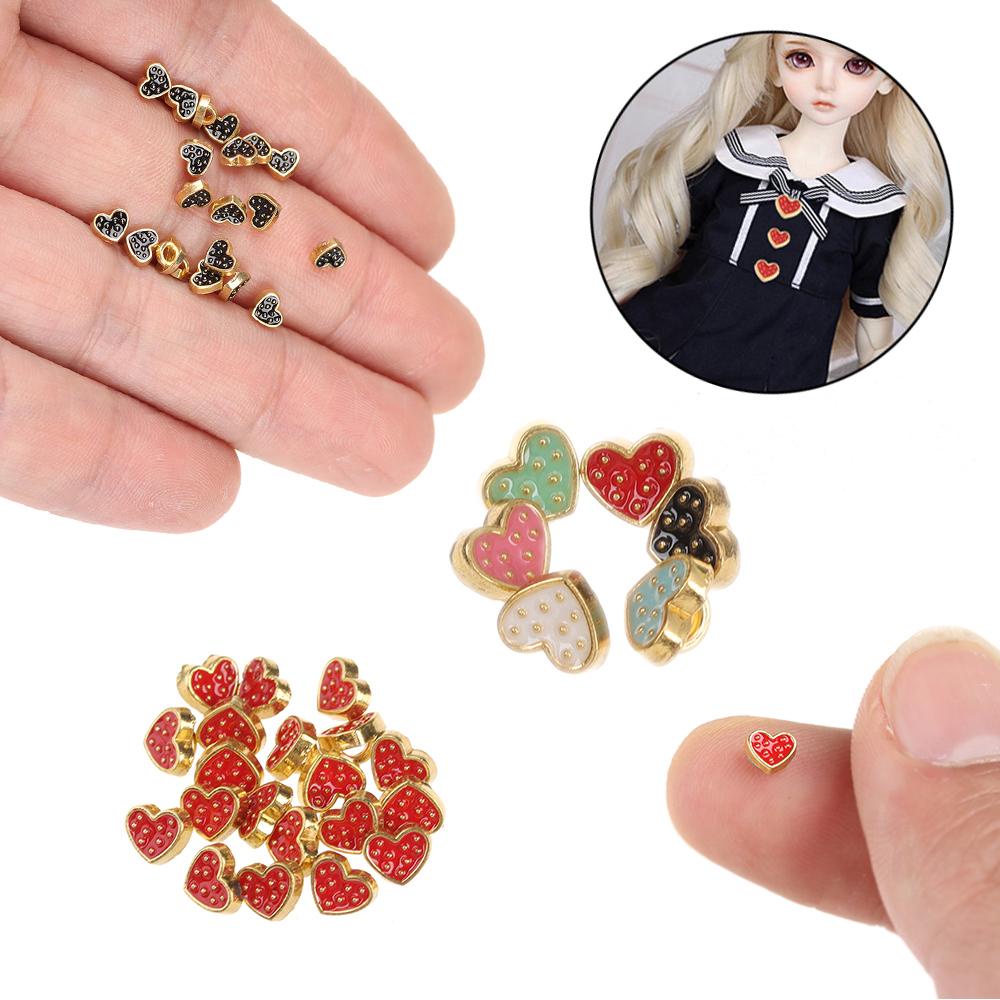 Set 20 Nút Mini 5mm Làm Quần Áo Búp Bê DIY