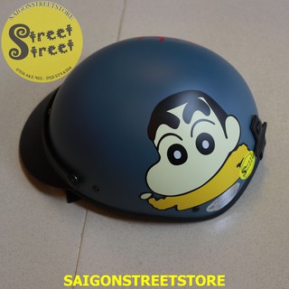 Nón Bảo Hiểm Nữa Đầu Shin Đáng Yêu