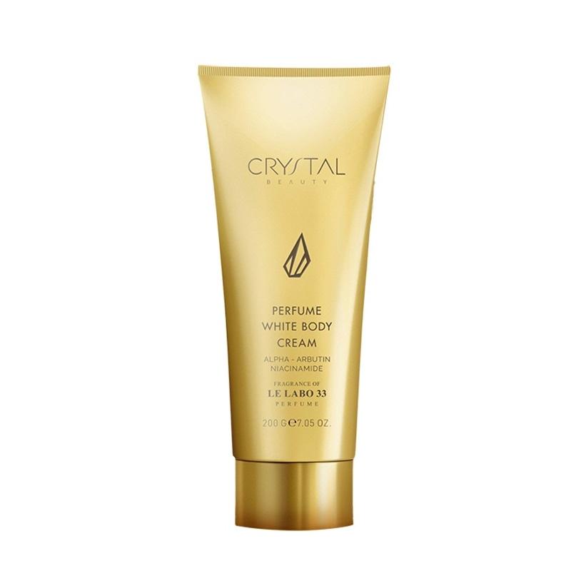 Kem Dưỡng Trắng Da Toàn Thân Crystal Beauty Perfume White Body Cream Tặng 1 Tuýp Mini