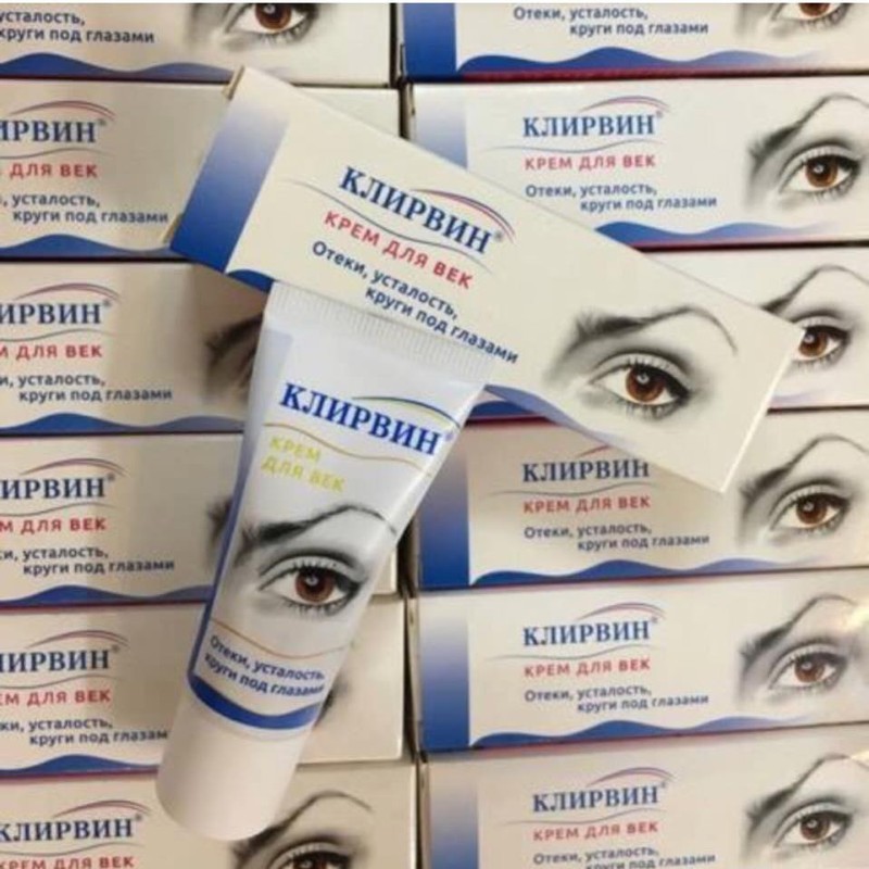 Kem mờ thâm quầng mắt Klirvin, xóa tan bong mắt trong 1 liệu trình (cam kết chính hãng Nga 100%)