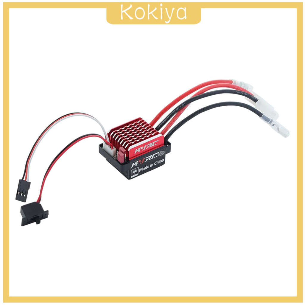 Bộ Điều Khiển Tốc Độ Động Cơ Chổi Than ESC 60A Cho Tàu Thuyền Điều Khiển Từ Xa 1 / 10