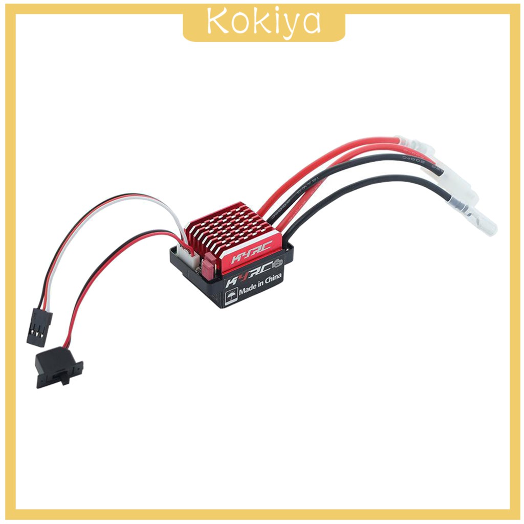 Bộ Điều Khiển Tốc Độ Động Cơ Không Chổi Than 60a Esc Cho Mô Hình Xe 1 / 10 Rc