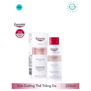 SỮA DƯỠNG THỂ TRẮNG DA EUCERIN ULTRAWHITESPOTLESS BODY LOTION SPF 7 -250ML[MỸ PHẨM CHÍNH HÃNG] [FREESHIP TOÀN QUỐC]