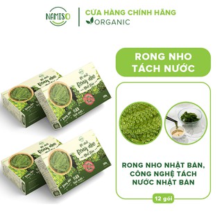  Combo 12 gói rong nho tách nước Namiso Organic, rong nho tách nước giàu dinh dưỡng