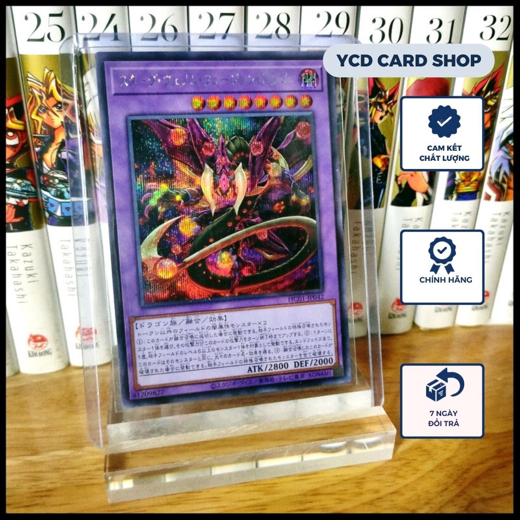Thẻ bài Yugioh Chính Hãng Starving Venom Fusion Dragon (OCG)- Secret Rare