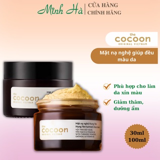 Mặt nạ nghệ Hưng Yên Cocoon 30ml giúp mờ thâm, đều màu da