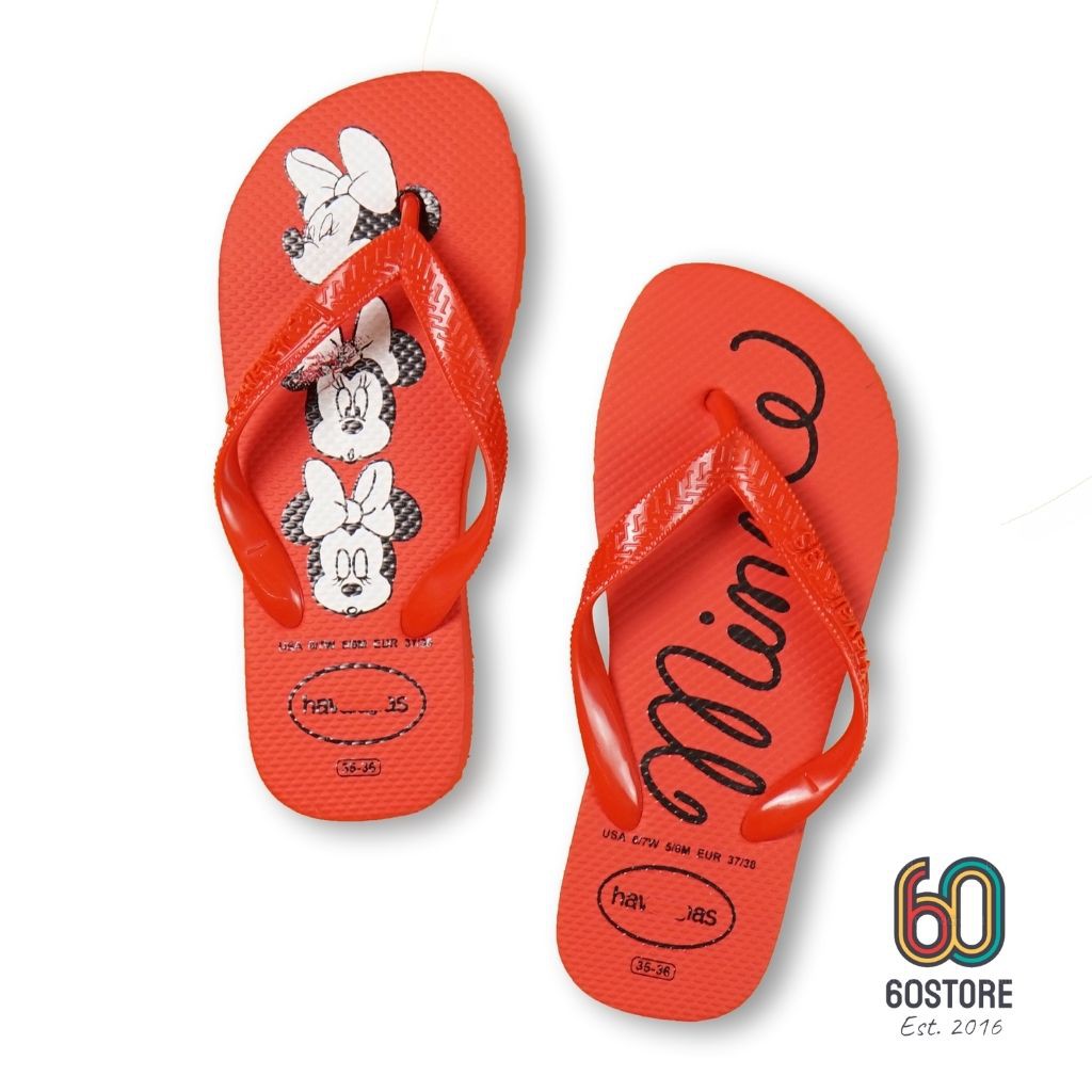 Dép Havaianas Nữ Thái Lan Cartoon Dép Kẹp Nữ Đi Biển Tông Lào Cao Su Chống Trơn Trượt Cao Cấp Hàng Xịn Đẹp Hot Trend