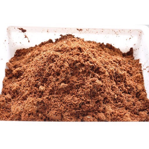 Mùn dừa ép bánh 5kg đã xử lý nở ra được khoảng 20-25kg, trồng rau mầm, ươm cây, giâm chiết cành.. (nhập khẩu Ấn Độ)