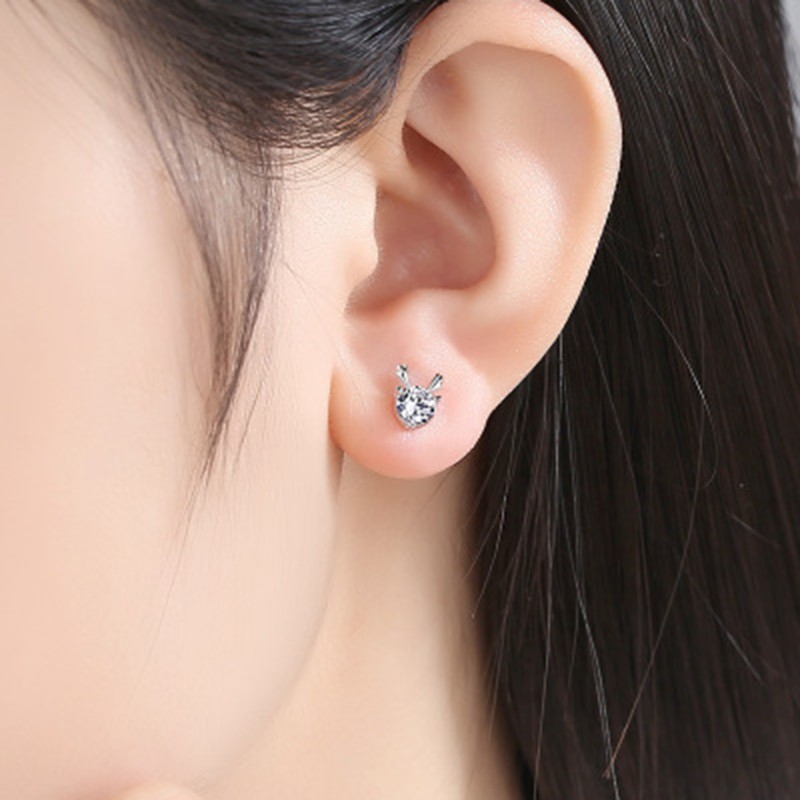 Bông tai bạc 925 Trang sức thời trang cho phụ nữ