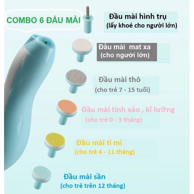BỘ MÀI DŨA MÓNG TAY MÓNG CHÂN CHO BÉ HÀNG CHÍNH HÃNG