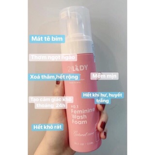 Bọt rửa bím PINK 2!Lady( Hồng)