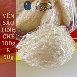 Yến sào cao cấp, tổ yến sào tinh chế 100g 50g loại 1 kèm nguyên liệu, yến sào DUY NAM
