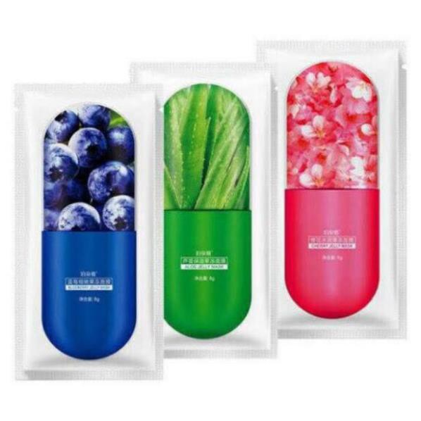 Mặt nạ ngủ dưỡng da mụn cấp ẩm thải độc hình viên thuốc Jelly Mask Bioqua | BigBuy360 - bigbuy360.vn