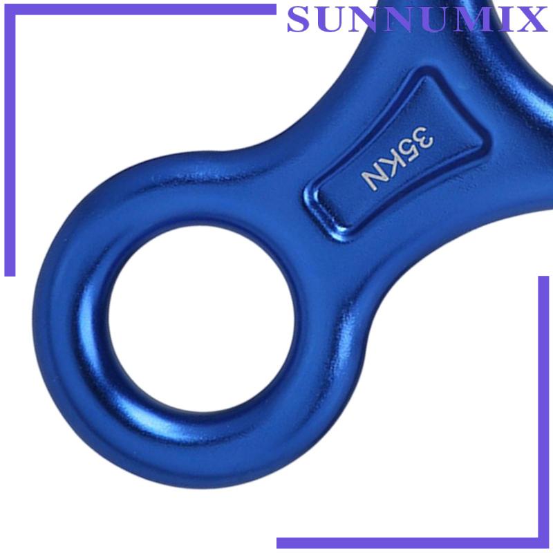 [Sunnimix] Mô Hình 8 Descender Rappelling Gear Belaying Rock Tree Leo Núi Độ Bền Cao