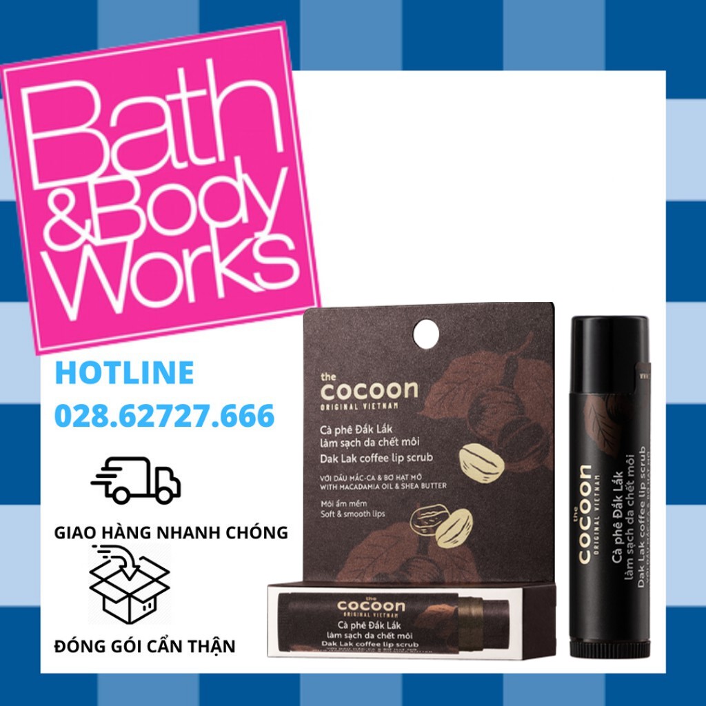 Son Tẩy Sạch Da Chết Môi Cocoon (5g)