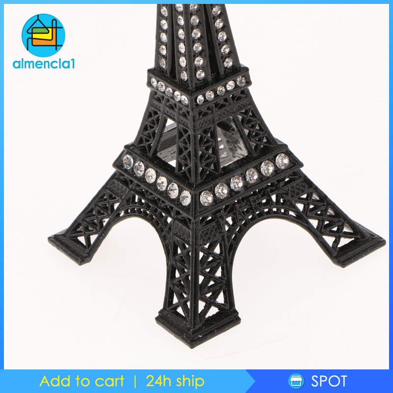 Mô Hình Tháp Eiffel Màu Hồng Chất Liệu Hợp Kim Theo Phong Cách Cổ Điển