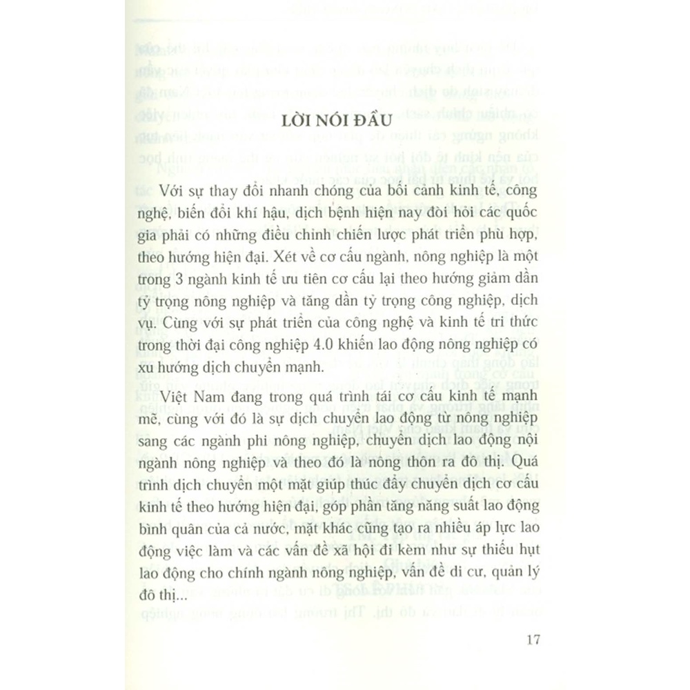 Sách - Dịch Chuyển Lao Động Nông Nghiệp Của Thái Lan, Malaixia Và Bài Học Kinh Nghiệm Cho Việt Nam
