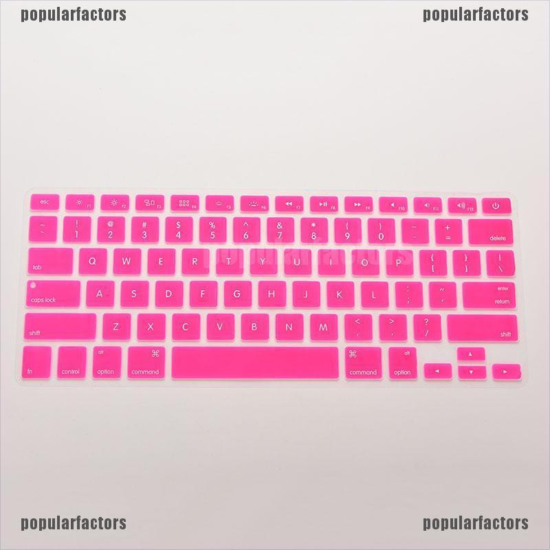 Vỏ Silicone Bảo Vệ Bàn Phím Cho Macbook Air Pro 13 &quot;15&quot; 17 &quot;Inch