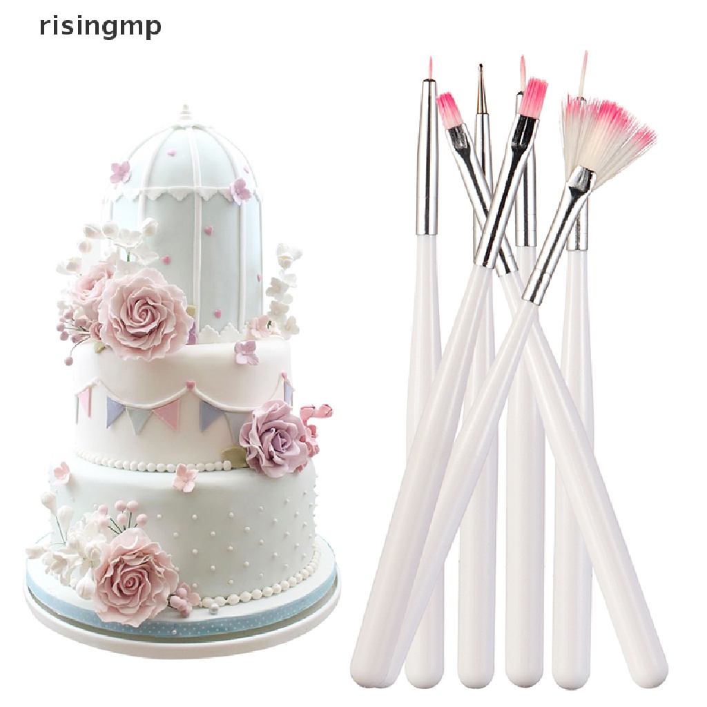 Set 7 Cọ Vẽ Trang Trí Bánh Kem DIY ♨Trên đó