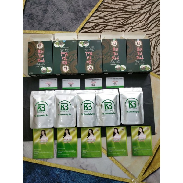 Trà xanh giảm mỡ Kelly Bùi .