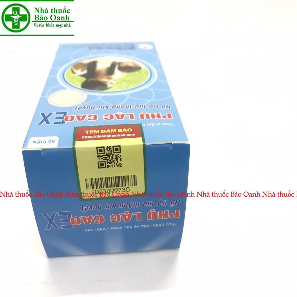 Phụ Lạc Cao EX lọ 90 viên- Chính Hãng Á Âu- Giúp Tăng Cường Lưu Thông Khí Huyết & Điều Hòa Kinh Nguyệt