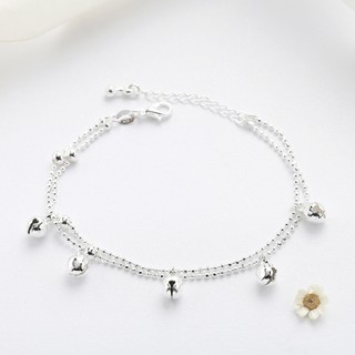 Lắc tay Lắc chân lục lạc nhỏ bạc - TS-0108