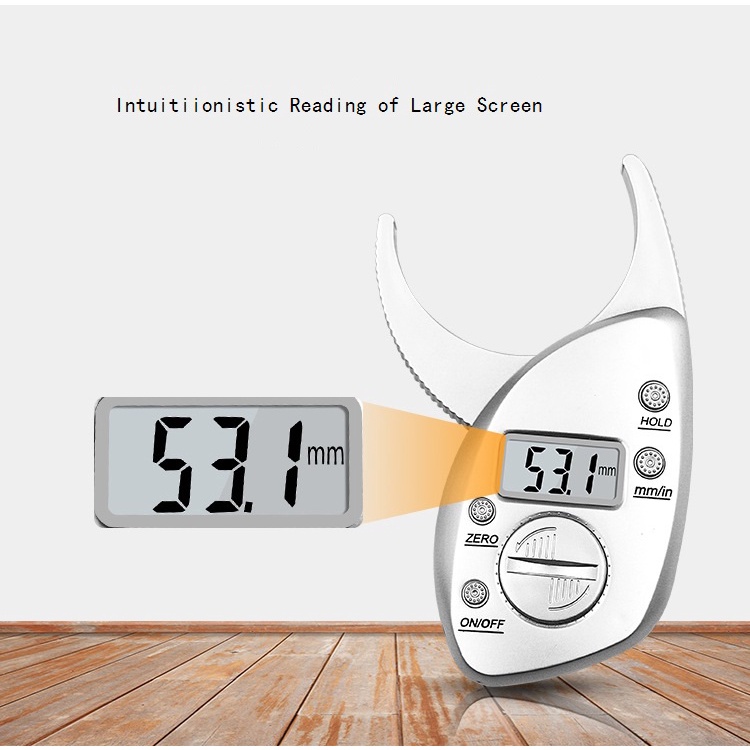 Kẹp Đo Mỡ Cơ Thể Kỹ Thuật Số Màn Hình LCD Gấp Gọn Tiện Dụng