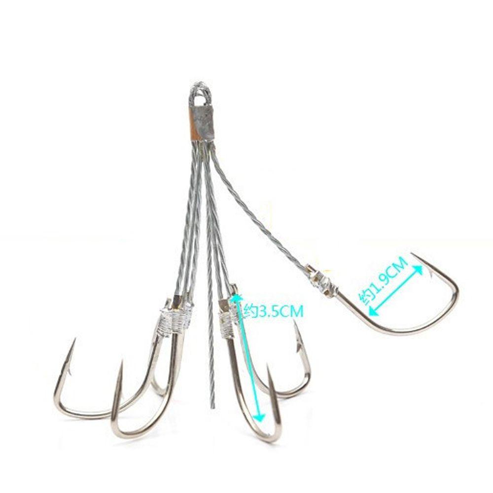 Phụ kiện móc câu dalton câu cá dụng cụ câu cá siêu sắc bén đầu móc vật lộn barb lưỡi câu tám móc kẹp