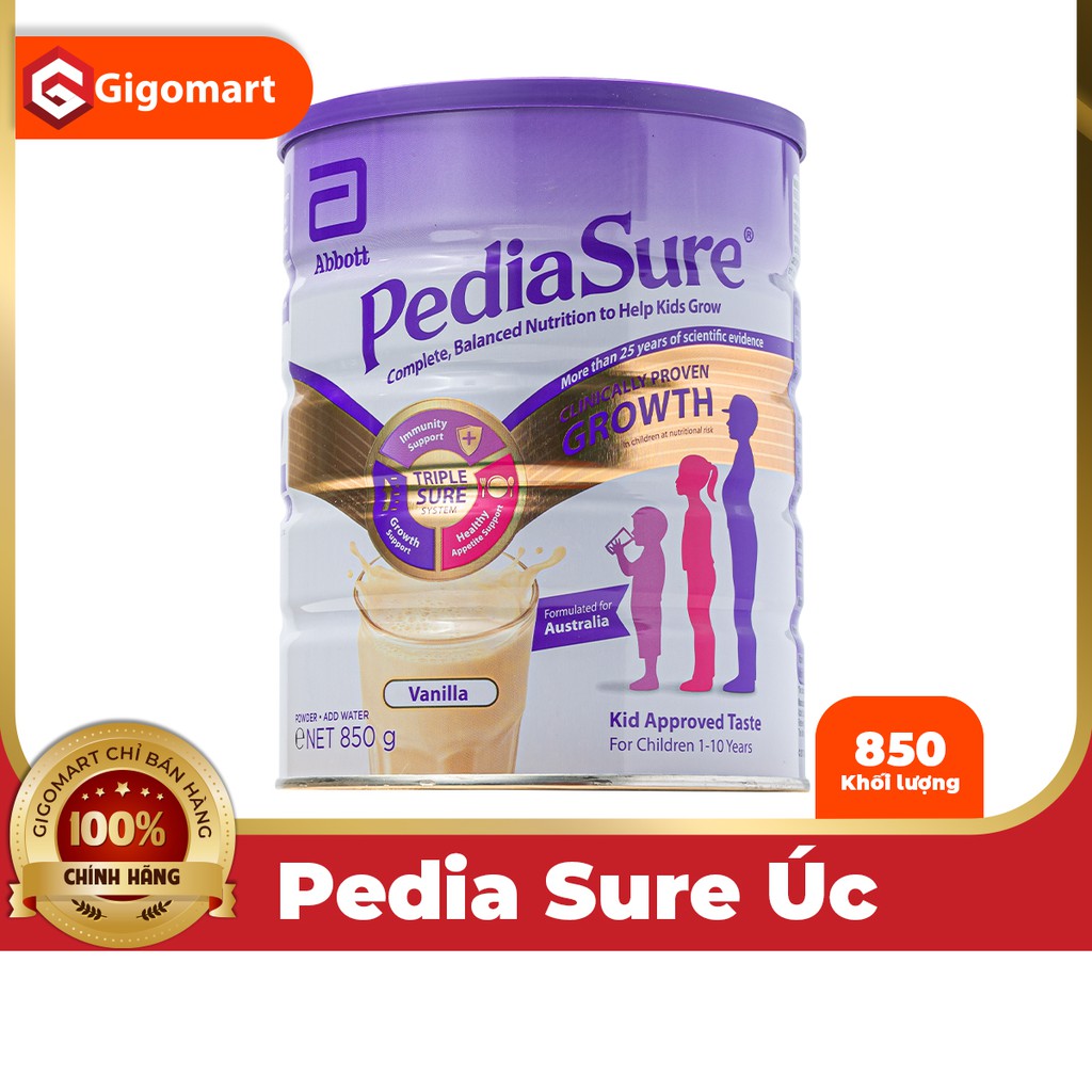 Sữa Pediasure Úc 850 Gram Date