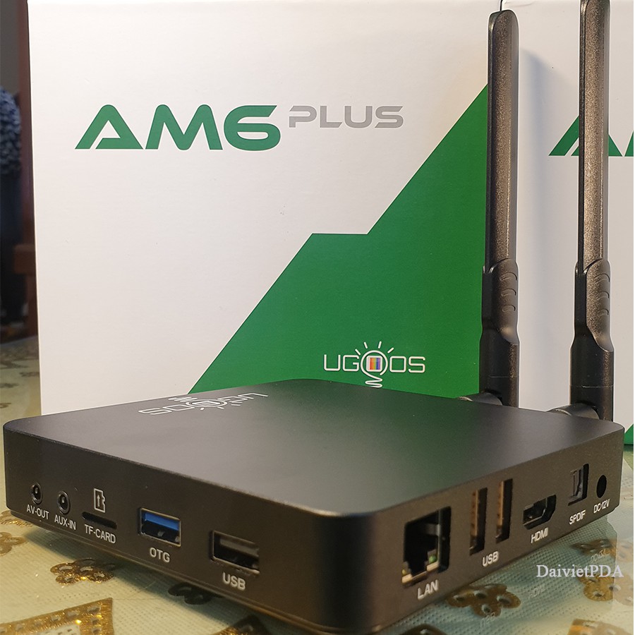 Android TV Box Ugoos AM6 Plus RAM 4GB DDR4 ROM 32GB Amlogic S922X-J