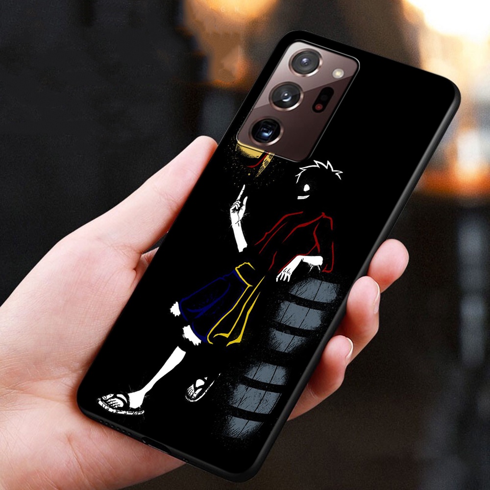 Samsung Ốp Điện Thoại tpu Silicon Mềm Màu Đen Hình one piece sl35 Cho Samsunggalaxy a11 m11 a12 a31 a41 a21s