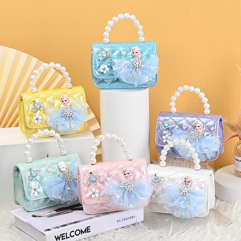 Túi Xách Nữ 13.5*9.5CM 2021 Họa Tiết Công Chúa Disney