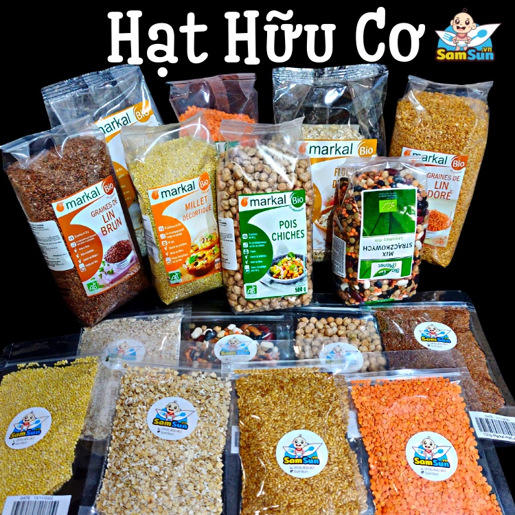 Hạt hửu cơ Markal của Pháp các loại cho bé