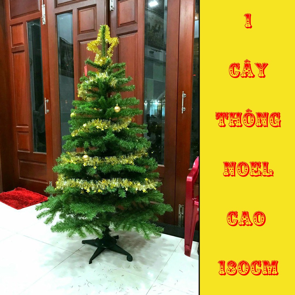 Cây thông noel trang trí giáng sinh đủ loại cây thông 90cm, 1m2, 1m5, 1m8, 2m1, 2m4, 3m hàng Việt Nam chất lượng cao