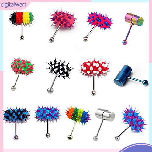 Khuyên Lưỡi Rung Hình Búa Cá Tính Unisex