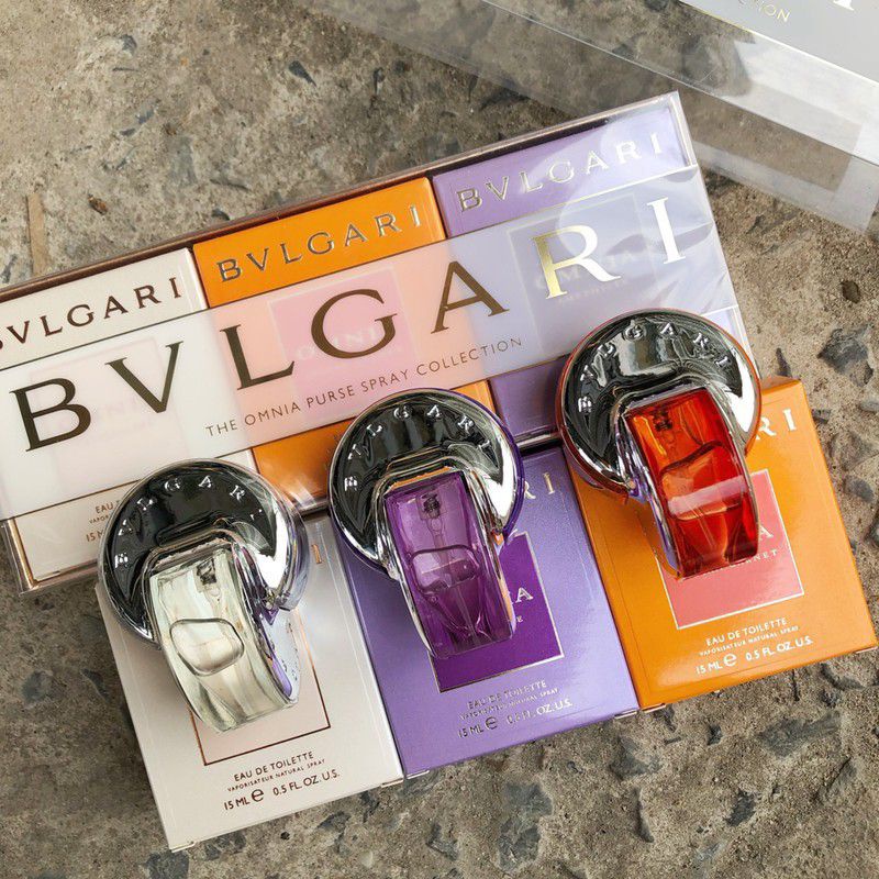 Set nước hoa BVLGARI nữ 3 chai